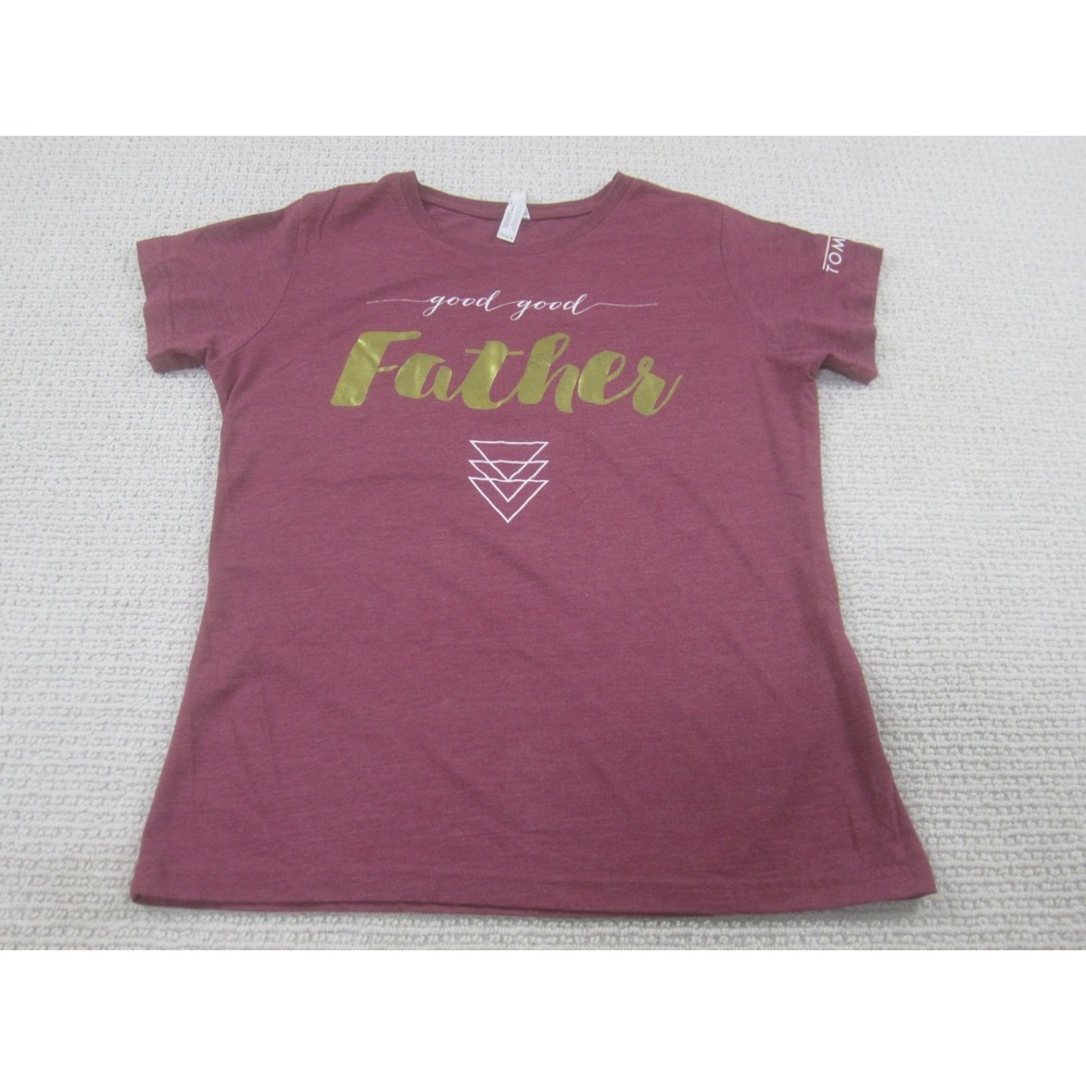 You're A Good Good Father Shirt Womens‎ Medium Purple Short Sleeve Graphic Print